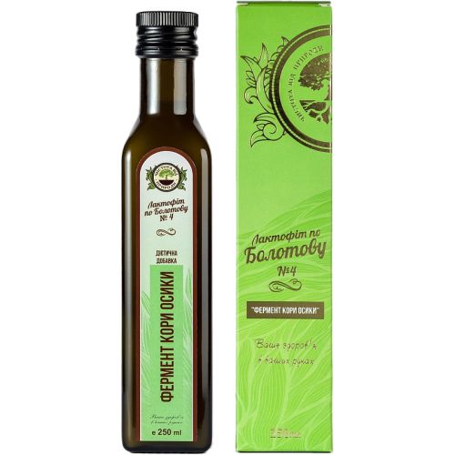 Лактофит по Болотову №4 Фермент коры осины раствор 250 мл в городе Софиевка : цены, характеристики.  - фото №1 Лактофит по Болотову №4 Фермент коры осины раствор 250 мл в городе Софиевка : цены, характеристики.