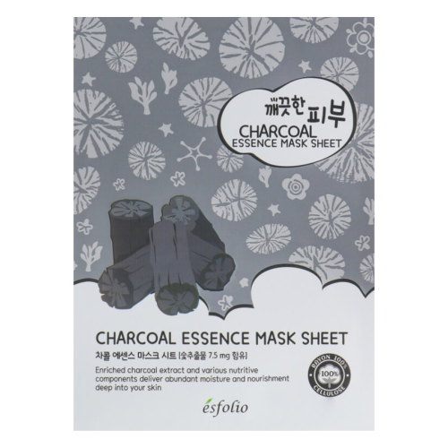 Маска для обличчя Esfolio з вугіллям 25 мл недорого - фото №1 Маска для обличчя Esfolio з вугіллям 25 мл недорого
