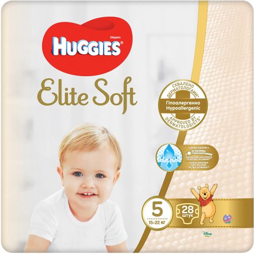 Підгузки Huggies Elite Soft Jumbo р. 5 (12-22 кг) 28 шт. в місті Богородчани : ціни, характеристика.  - фото №1 Підгузки Huggies Elite Soft Jumbo р. 5 (12-22 кг) 28 шт. в місті Богородчани : ціни, характеристика.