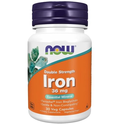 Now (Нау) Foods Iron (залізо) 36 мг капсули №30 в місті Запоріжжя : ціни, характеристика.  - фото №1 Now (Нау) Foods Iron (залізо) 36 мг капсули №30 в місті Запоріжжя : ціни, характеристика.