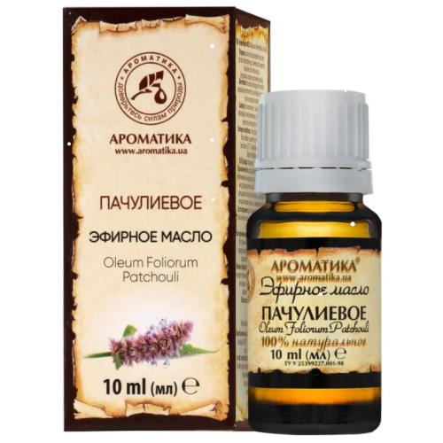 Олія ефірна Ароматика пачулієва 10 мл в місті Богородчани : ціни, характеристика.  - фото №1 Олія ефірна Ароматика пачулієва 10 мл в місті Богородчани : ціни, характеристика.