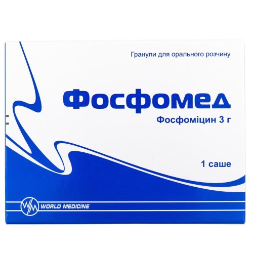 Фосфомед 3 г гранулы для орального раствора №1 в городе Вышгород : цены, характеристики.  - фото №1 Фосфомед 3 г гранулы для орального раствора №1 в городе Вышгород : цены, характеристики.