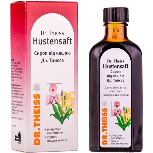 Сироп від кашлю Др.Тайсса 100 мл в аптеці - фото №1 Сироп від кашлю Др.Тайсса 100 мл в аптеці