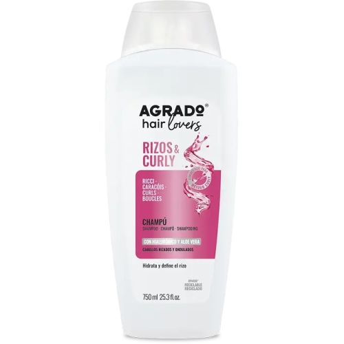Шампунь Agrado (Аградо) для кучерявого волосся 750 мл фото - фото №1 Шампунь Agrado (Аградо) для кучерявого волосся 750 мл фото