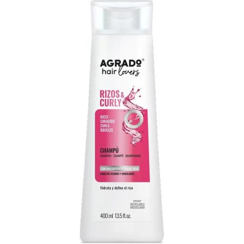 Шампунь Agrado (Аградо) для кучерявого волосся 400 мл купити - фото №1 Шампунь Agrado (Аградо) для кучерявого волосся 400 мл купити