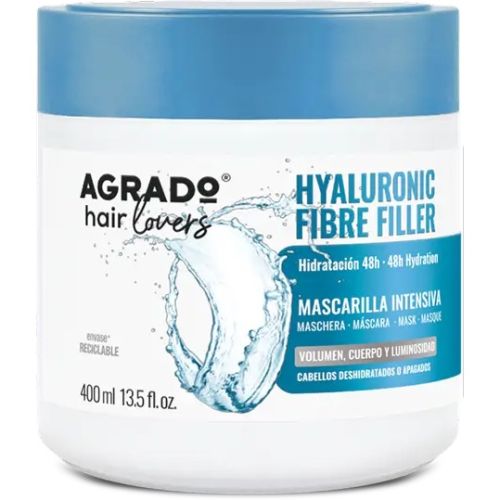 Маска-филлер Agrado (Аградо) для волос интенсивная с гиалуроновыми волокнами 400 мл цена - фото №1 Маска-филлер Agrado (Аградо) для волос интенсивная с гиалуроновыми волокнами 400 мл цена