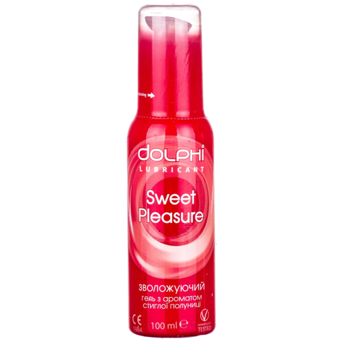 Гель-смазка Dolphi Sweet Pleasure с ароматом клубники 100 мл в городе Канев : цены, характеристики.  - фото №1 Гель-смазка Dolphi Sweet Pleasure с ароматом клубники 100 мл в городе Канев : цены, характеристики.