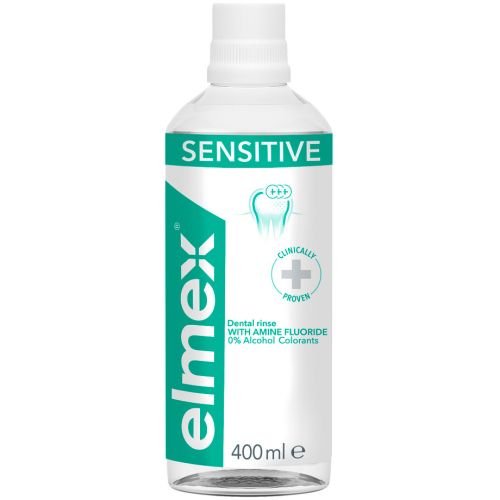 Ополаскиватель для ротовой полости Elmex Sensitive Plus, 400 мл в Украине - фото №1 Ополаскиватель для ротовой полости Elmex Sensitive Plus, 400 мл в Украине