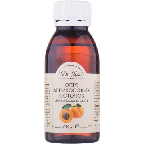 Олія Dr.Luka абрикосових кісточок натуральна 100 мл в місті Глобине : ціни, характеристика.  - фото №1 Олія Dr.Luka абрикосових кісточок натуральна 100 мл в місті Глобине : ціни, характеристика.