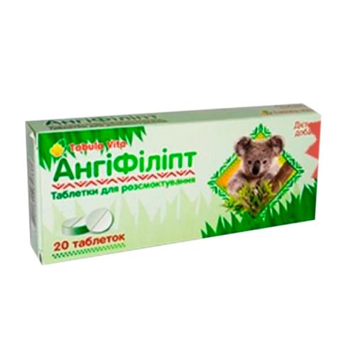 АнгиФилипт Tabula Vita (Табула Вита) таблетки №20 в городе Чернигов : цены, характеристики. - фото №1 АнгиФилипт Tabula Vita (Табула Вита) таблетки №20 в городе Чернигов : цены, характеристики.