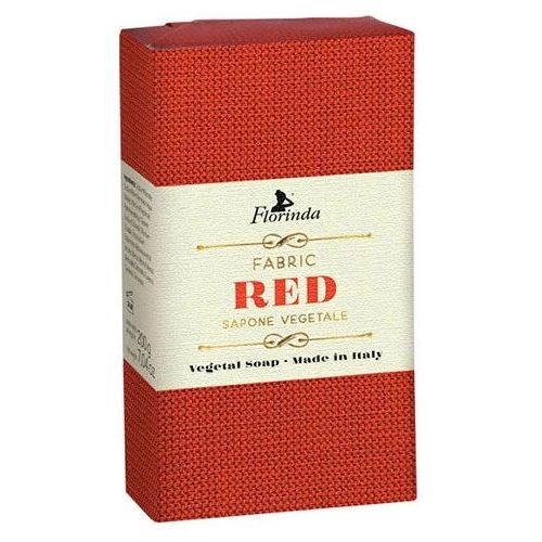 Мыло натуральное Florinda (Флоринда) Итальянские ткани красное 200 г в городе Вышгород : цены, характеристики.  - фото №1 Мыло натуральное Florinda (Флоринда) Итальянские ткани красное 200 г в городе Вышгород : цены, характеристики.