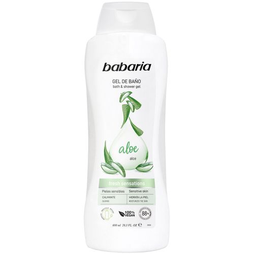 Гель Babaria (Бабарія) для душу та ванни Алое Вера 600 мл недорого - фото №1 Гель Babaria (Бабарія) для душу та ванни Алое Вера 600 мл недорого