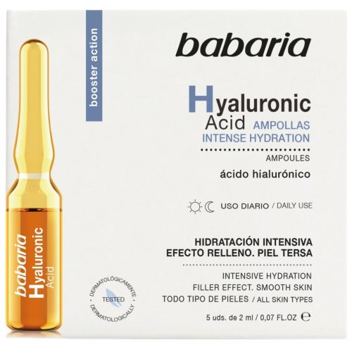 Сироватка Babaria (Бабарія) з гіалуроновою кислотою по 2 мл ампули №5 в інтернет-аптеці - фото №1 Сироватка Babaria (Бабарія) з гіалуроновою кислотою по 2 мл ампули №5 в інтернет-аптеці