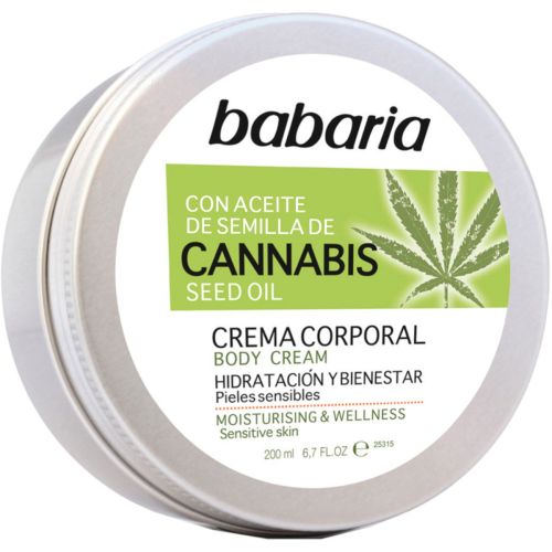 Крем Babaria (Бабарія) олія насіння канабісу для тіла 200 мл в аптеці - фото №1 Крем Babaria (Бабарія) олія насіння канабісу для тіла 200 мл в аптеці