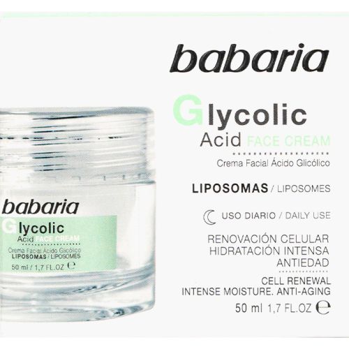 Крем Babaria (Бабария) регенерирующий с гликолевой кислотой для лица 50 мл в городе Вышгород : цены, характеристики.  - фото №1 Крем Babaria (Бабария) регенерирующий с гликолевой кислотой для лица 50 мл в городе Вышгород : цены, характеристики.