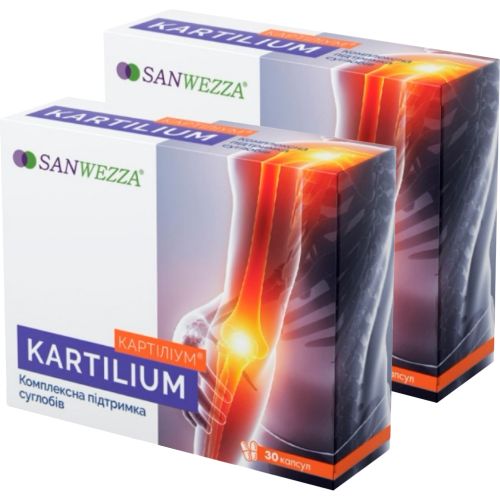 Картилиум 380 мг капсулы №30+30 в городе Глобино : цены, характеристики.  - фото №1 Картилиум 380 мг капсулы №30+30 в городе Глобино : цены, характеристики.