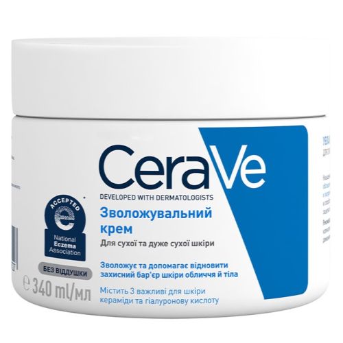 Крем CeraVe (Сераве) увлажняющий для сухой кожи лица и тела 340 г в городе Первомайск : цены, характеристики.  - фото №1 Крем CeraVe (Сераве) увлажняющий для сухой кожи лица и тела 340 г в городе Первомайск : цены, характеристики.