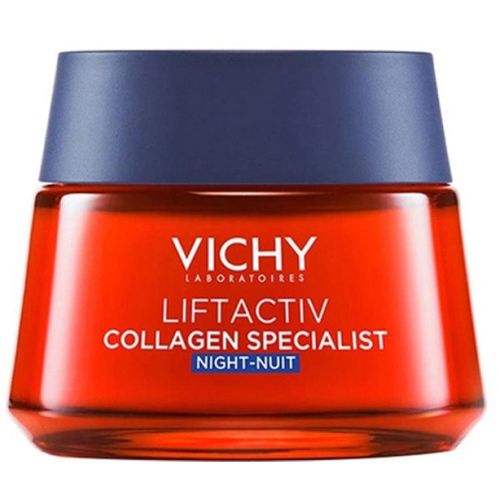 Крем-уход Vichy (Виши) Liftactiv Collagen Specialist антивозрастной ночной с эффектом коррекции морщин 50 мл заказать - фото №1 Крем-уход Vichy (Виши) Liftactiv Collagen Specialist антивозрастной ночной с эффектом коррекции морщин 50 мл заказать