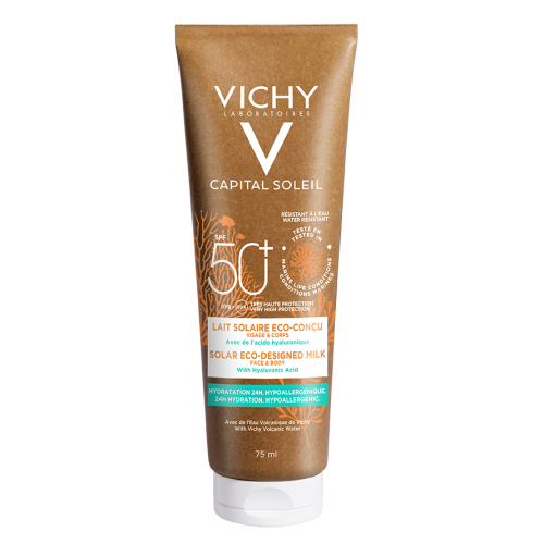 Молочко Vichy (Віши) Capital Soleil сонцезахисне зволожуюче для обличчя і тіла SPF50+ 75 мл в місті Первомайськ : ціни, характеристика.  - фото №1 Молочко Vichy (Віши) Capital Soleil сонцезахисне зволожуюче для обличчя і тіла SPF50+ 75 мл в місті Первомайськ : ціни, характеристика.