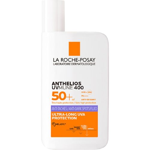 Флюїд La Roche-Posay (Ля Рош-Позе) Антеліос UVA 400 сонцезахисний легкий корегуючий проти гіперпігментації шкіри SPF50+ для обличчя 50 мл в аптеці - фото №1 Флюїд La Roche-Posay (Ля Рош-Позе) Антеліос UVA 400 сонцезахисний легкий корегуючий проти гіперпігментації шкіри SPF50+ для обличчя 50 мл в аптеці