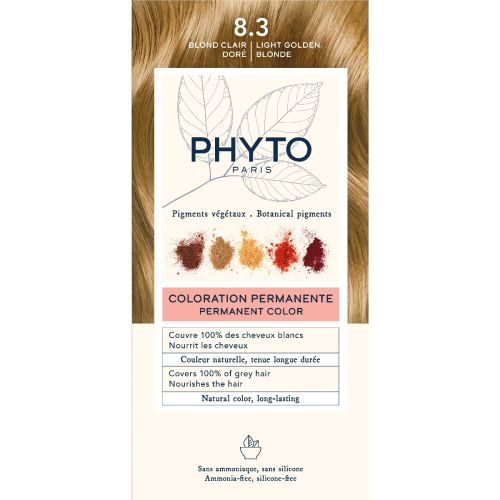 Крем-фарба для волосся Phyto (Фіто) Phytocolor Тон 8.3 (світло-русий золотистий) в місті Первомайськ : ціни, характеристика.  - фото №1 Крем-фарба для волосся Phyto (Фіто) Phytocolor Тон 8.3 (світло-русий золотистий) в місті Первомайськ : ціни, характеристика.