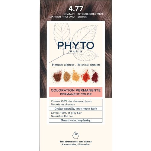 Крем-фарба для волосся Phyto (Фіто) Phytocolor Тон 4.77 (темний шатен каштановий) в місті Богородчани : ціни, характеристика.  - фото №1 Крем-фарба для волосся Phyto (Фіто) Phytocolor Тон 4.77 (темний шатен каштановий) в місті Богородчани : ціни, характеристика.