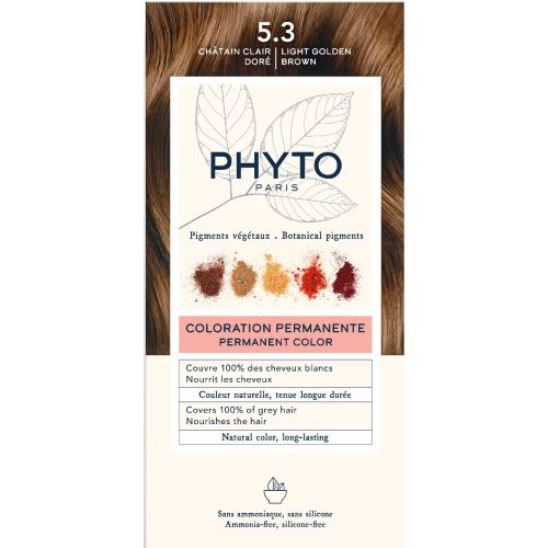 Крем-фарба для волосся Phyto (Фіто) Phytocolor Тон 5.3 (світлий шатен каштановий) в місті Глобине : ціни, характеристика.  - фото №1 Крем-фарба для волосся Phyto (Фіто) Phytocolor Тон 5.3 (світлий шатен каштановий) в місті Глобине : ціни, характеристика.