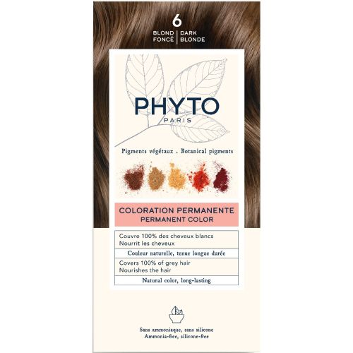 Крем-фарба для волосся Phyto (Фіто) Phytocolor Тон 6 (темно-русий) в місті Первомайськ : ціни, характеристика.  - фото №1 Крем-фарба для волосся Phyto (Фіто) Phytocolor Тон 6 (темно-русий) в місті Первомайськ : ціни, характеристика.