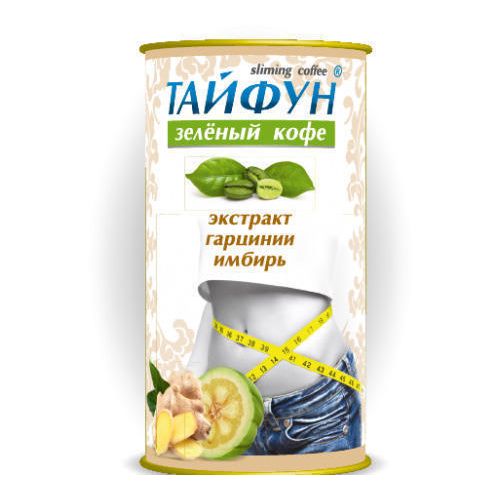 Тайфун Кава зелена з Імбирем та гарцинією 100 г в інтернет-аптеці - фото №1 Тайфун Кава зелена з Імбирем та гарцинією 100 г в інтернет-аптеці