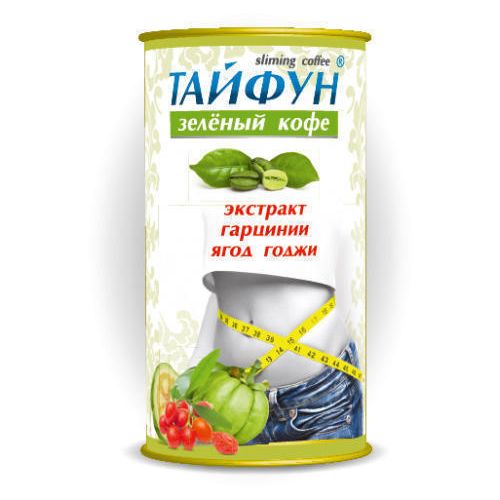 Тайфун Кава зелена з ягодами Годжі та гарцинією 100 г замовити - фото №1 Тайфун Кава зелена з ягодами Годжі та гарцинією 100 г замовити