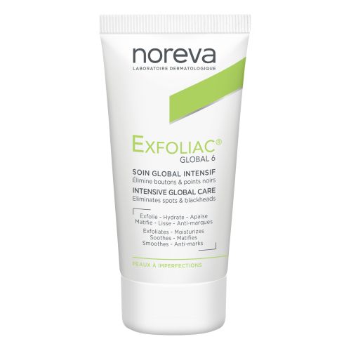 Гель Noreva (Норева) Exfoliac Global 6 для проблемної шкіри обличчя 30 мл в місті Вишгород : ціни, характеристика.  - фото №1 Гель Noreva (Норева) Exfoliac Global 6 для проблемної шкіри обличчя 30 мл в місті Вишгород : ціни, характеристика.