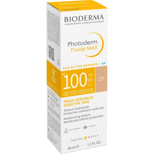 Флюїд Bioderma (Біодерма) Photoderm Мax SPF100 світлий, 40 мл фото - фото №1 Флюїд Bioderma (Біодерма) Photoderm Мax SPF100 світлий, 40 мл фото