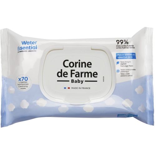 Серветки Corine de Farme (Корін де Фарм) вологі дитячі Essential №70 в місті Львів : ціни, характеристика.  - фото №1 Серветки Corine de Farme (Корін де Фарм) вологі дитячі Essential №70 в місті Львів : ціни, характеристика.