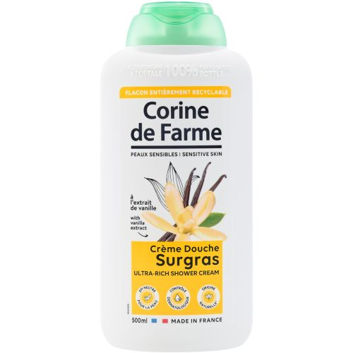 Гель-крем для душу Corine De Farme (Корін Де Фарм) з екстрактом мадагаскарської ванілі 500 мл замовити - фото №1 Гель-крем для душу Corine De Farme (Корін Де Фарм) з екстрактом мадагаскарської ванілі 500 мл замовити