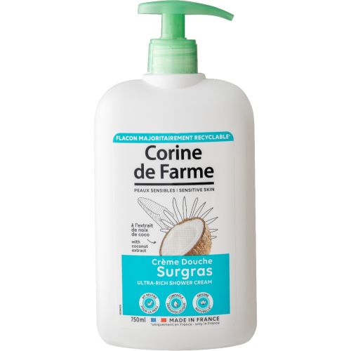 Гель-крем для душу Corine De Farme (Корін Де Фарм) з екстрактом кокосу 750 мл в місті Чернігів : ціни, характеристика.  - фото №1 Гель-крем для душу Corine De Farme (Корін Де Фарм) з екстрактом кокосу 750 мл в місті Чернігів : ціни, характеристика.