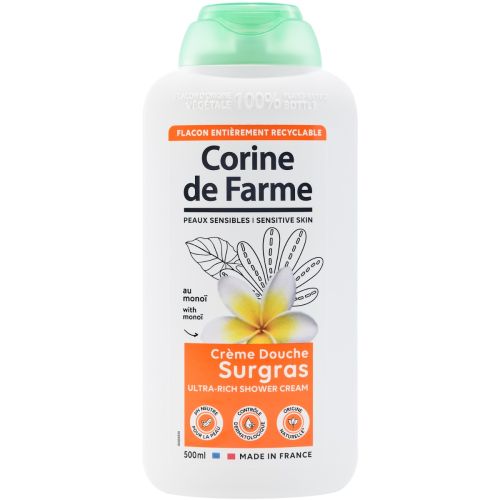 Гель-крем для душу Corine De Farme (Корін Де Фарм) живильний Monoi Tahiti 500 мл в місті Глобине : ціни, характеристика.  - фото №1 Гель-крем для душу Corine De Farme (Корін Де Фарм) живильний Monoi Tahiti 500 мл в місті Глобине : ціни, характеристика.