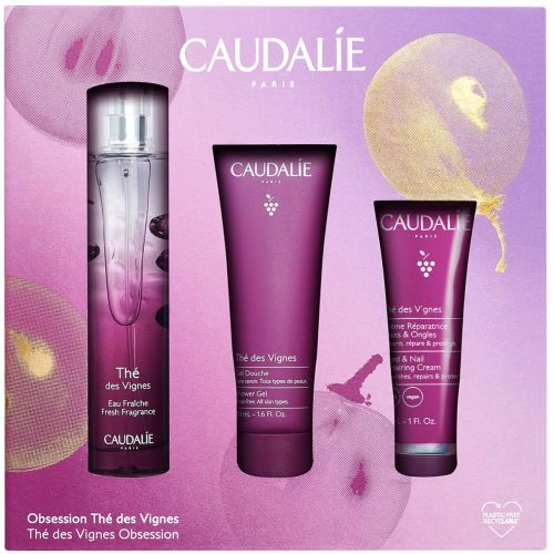 Набор Caudalie (Кодали) Thе des Vignes (Энергетическая туалетная вода 50 мл + Гель для душа 50 мл + Крем для рук 30 мл) в городе Богородчаны : цены, характеристики.  - фото №1 Набор Caudalie (Кодали) Thе des Vignes (Энергетическая туалетная вода 50 мл + Гель для душа 50 мл + Крем для рук 30 мл) в городе Богородчаны : цены, характеристики.