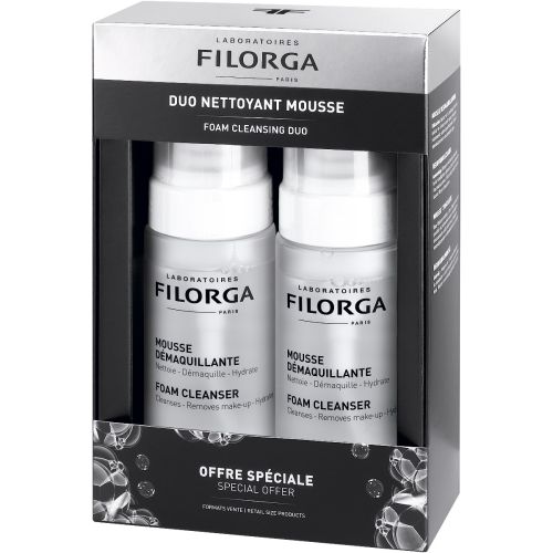 Мусс Filorga (Филорга) Дуо очищающий 2х150 мл заказать - фото №1 Мусс Filorga (Филорга) Дуо очищающий 2х150 мл заказать