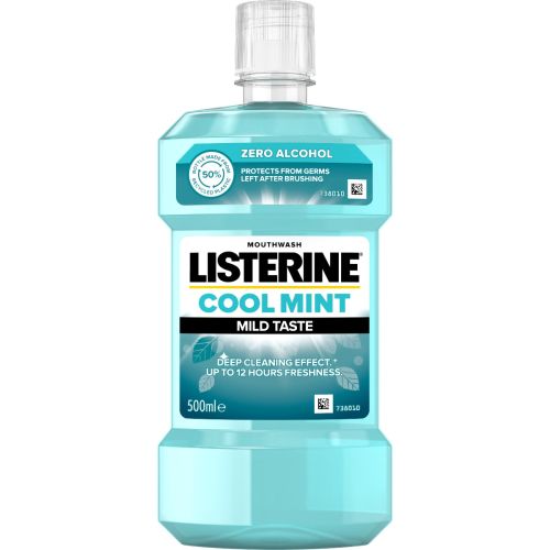 Ополіскувач для ротової порожнини Listerine Свіжа м'ята 500 мл в місті Вишгород : ціни, характеристика.  - фото №1 Ополіскувач для ротової порожнини Listerine Свіжа м'ята 500 мл в місті Вишгород : ціни, характеристика.