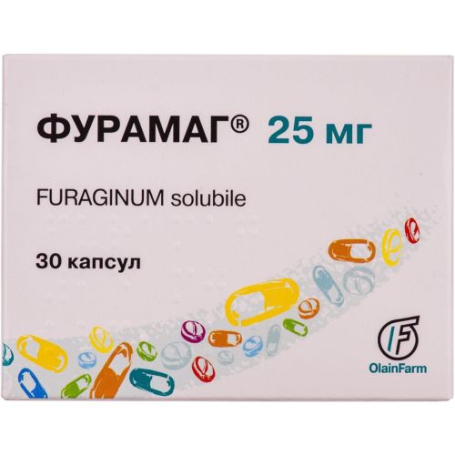 Фурамаг 25 мг капсулы №30  в городе Львов : цены, характеристики.  - фото №1 Фурамаг 25 мг капсулы №30  в городе Львов : цены, характеристики.