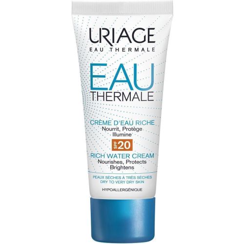 Крем Uriage (Урьяж) Eau Thermale збагачений зволожуючий для сухої шкіри SPF20 40 мл в місті Богородчани : ціни, характеристика.  - фото №1 Крем Uriage (Урьяж) Eau Thermale збагачений зволожуючий для сухої шкіри SPF20 40 мл в місті Богородчани : ціни, характеристика.