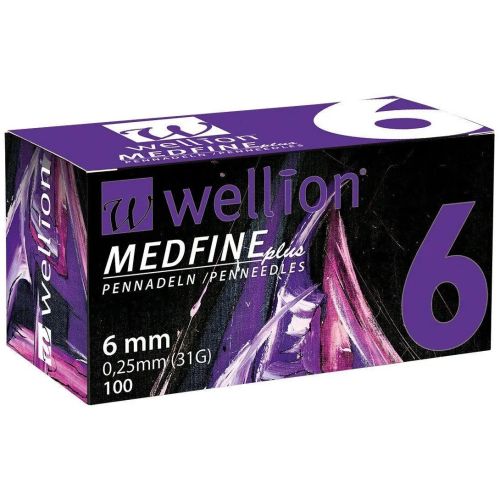 Голки для шприц-ручок Wellion Medfine plus одноразові стерильні, 31G (0,25 х 6 мм) №100 в місті Рахів : ціни, характеристика.  - фото №1 Голки для шприц-ручок Wellion Medfine plus одноразові стерильні, 31G (0,25 х 6 мм) №100 в місті Рахів : ціни, характеристика.