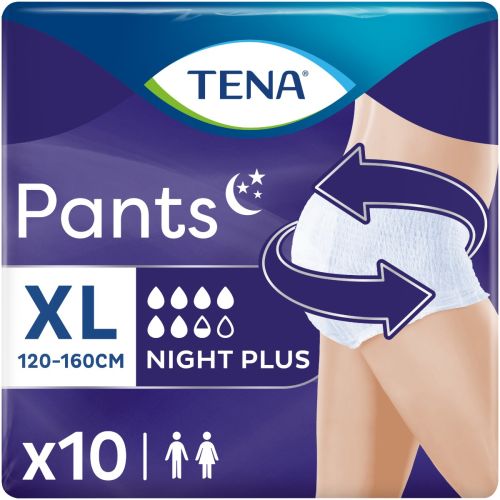 Трусы-подгузники для взрослых Tena Pants Plus Night р.XL 10 шт. в городе Вышгород : цены, характеристики.  - фото №1 Трусы-подгузники для взрослых Tena Pants Plus Night р.XL 10 шт. в городе Вышгород : цены, характеристики.