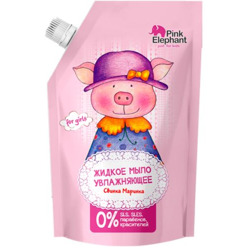 Крем-мыло Pink Elephant Свинка Маринка детское, дой-пак, 500 мл в городе Вышгород : цены, характеристики.  - фото №1 Крем-мыло Pink Elephant Свинка Маринка детское, дой-пак, 500 мл в городе Вышгород : цены, характеристики.