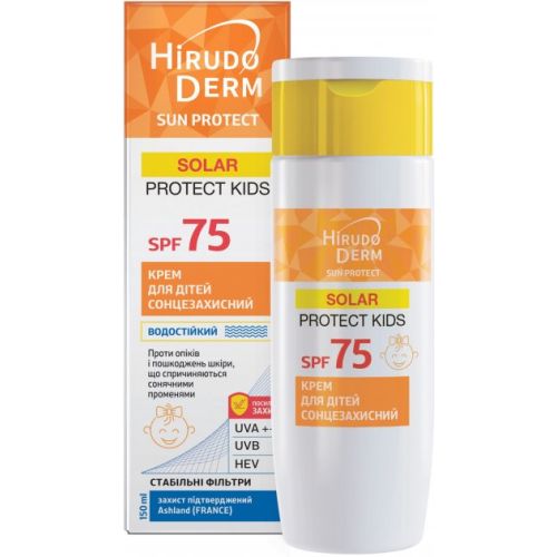 Крем Біокон Hirudo Derm Sun Protect Kids сонцезахисний SPF 75 150 мл в Дніпрі : ціни, характеристика.  - фото №1 Крем Біокон Hirudo Derm Sun Protect Kids сонцезахисний SPF 75 150 мл в Дніпрі : ціни, характеристика.