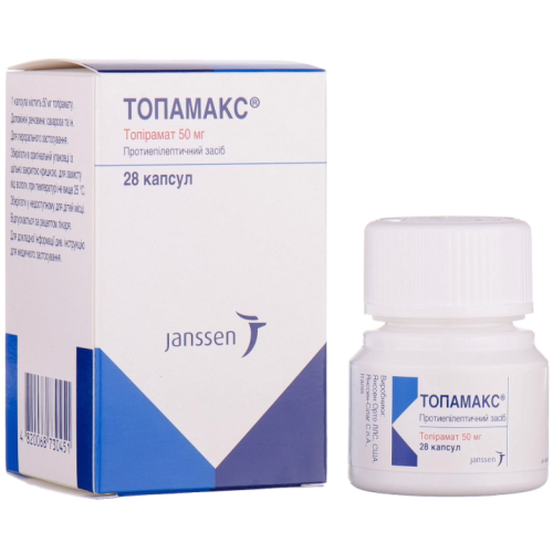 Топамакс 50 мг капсули №28 в місті Глобине : ціни, характеристика.  - фото №1 Топамакс 50 мг капсули №28 в місті Глобине : ціни, характеристика.