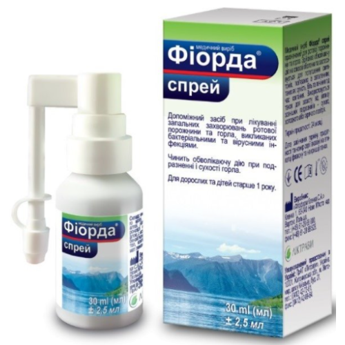 Фіорда спрей 30 мл в місті Глобине : ціни, характеристика.  - фото №1 Фіорда спрей 30 мл в місті Глобине : ціни, характеристика.