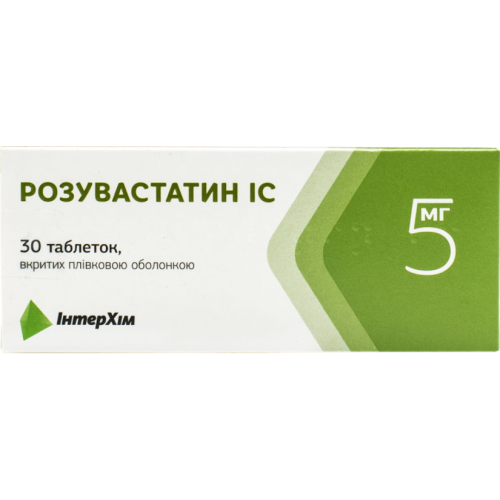 Розувастатин IC 5 мг таблетки №30 в місті Перещепине : ціни, характеристика.  - фото №1 Розувастатин IC 5 мг таблетки №30 в місті Перещепине : ціни, характеристика.