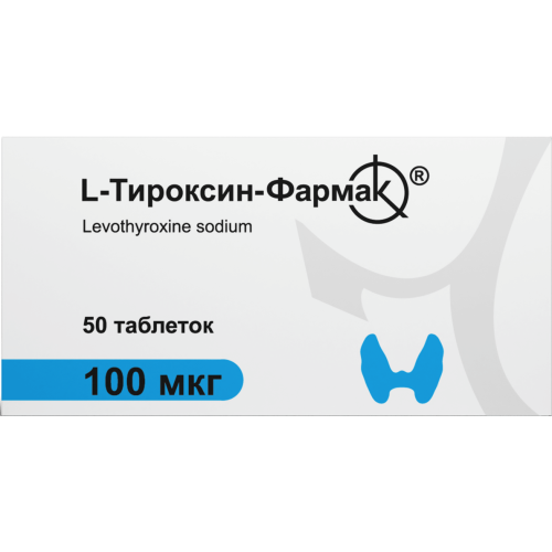 L-тироксин 100 мкг таблетки №50 в городе Луцк : цены, характеристики.  - фото №1 L-тироксин 100 мкг таблетки №50 в городе Луцк : цены, характеристики.
