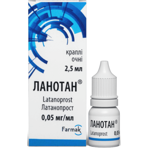 Ланотан 0,05 мг краплі очні 2,5 мл в місті Ізмаїл : ціни, характеристика. - фото №1 Ланотан 0,05 мг краплі очні 2,5 мл в місті Ізмаїл : ціни, характеристика.